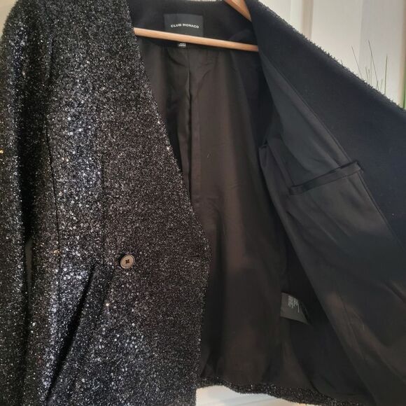 Club Monaco Collarless Party Blazer - Picture 4 of 8